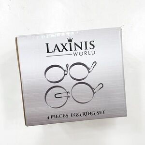Laxinis 4 pieces egg ring set